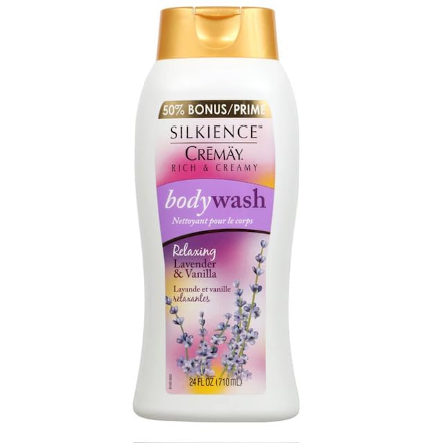 Cremay Body Wash Relaxing Lavender & Vanilla Silkience 24 FL OZ (710mL) Rich & Creamy (pack 3)