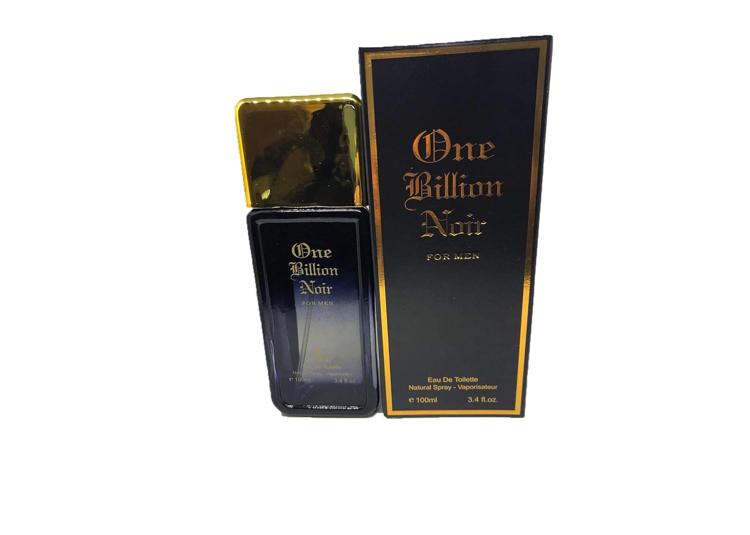 Dolcy Fragrances One Billion Noir One million Mens Cologne Eau De Toilette - Spray - Cologne For Men, 3.4 Ounce